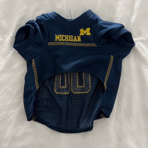 MICHIGAN JERSEY NAVY (SMALL) FOR DOGS - Picture 2 of 2